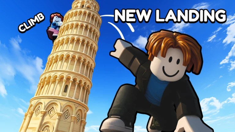 A promotional image for the Climb and Jump Tower Pixel Update